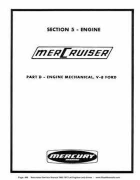 1963-1973 Mercruiser all Engines and Drives Service Manual Books 1 and 2, Page 496