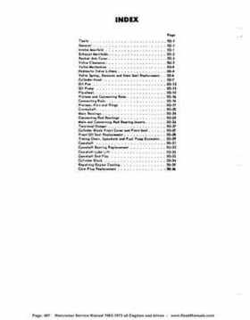 1963-1973 Mercruiser all Engines and Drives Service Manual Books 1 and 2, Page 497