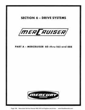 1963-1973 Mercruiser all Engines and Drives Service Manual Books 1 and 2, Page 536