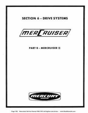 1963-1973 Mercruiser all Engines and Drives Service Manual Books 1 and 2, Page 592