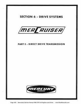 1963-1973 Mercruiser all Engines and Drives Service Manual Books 1 and 2, Page 653