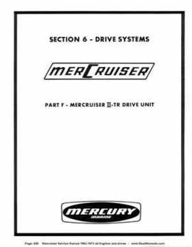 1963-1973 Mercruiser all Engines and Drives Service Manual Books 1 and 2, Page 695