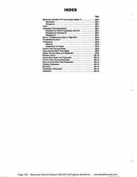 1963-1973 Mercruiser all Engines and Drives Service Manual Books 1 and 2, Page 722