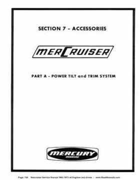 1963-1973 Mercruiser all Engines and Drives Service Manual Books 1 and 2, Page 743