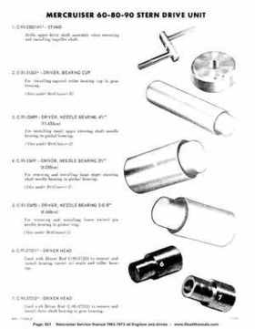 1963-1973 Mercruiser all Engines and Drives Service Manual Books 1 and 2, Page 921