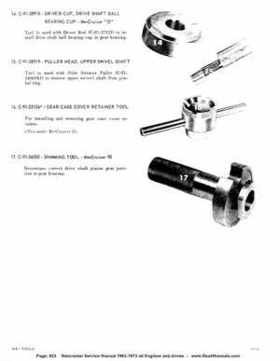 1963-1973 Mercruiser all Engines and Drives Service Manual Books 1 and 2, Page 923