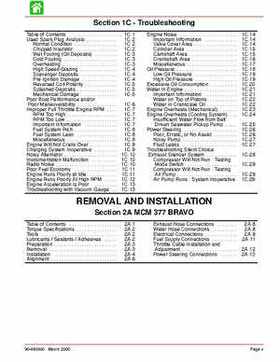 1999 Mercruiser HI-Performance GM 377 EFI Engine Service Manual, Page 7