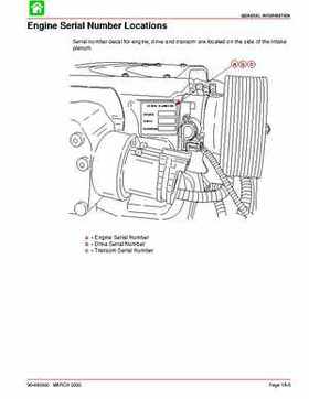 1999 Mercruiser HI-Performance GM 377 EFI Engine Service Manual, Page 19