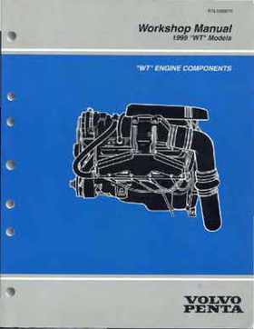 1999 Volvo Penta "WT" Models Workshop Manual, Page 1