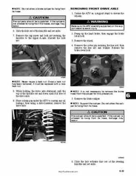 2004 650 Twin Arctic Cat ATV Service Manual, Page 145
