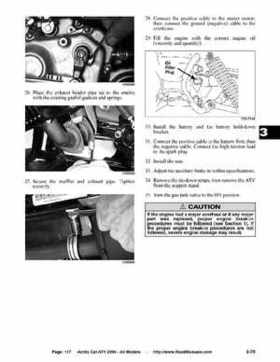 2004 Arctic Cat ATVs factory service and repair manual, Page 117