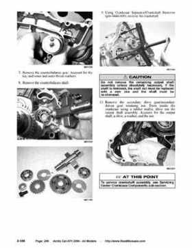 2004 Arctic Cat ATVs factory service and repair manual, Page 208