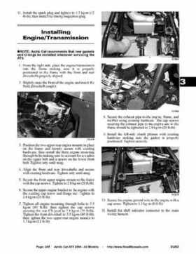2004 Arctic Cat ATVs factory service and repair manual, Page 245