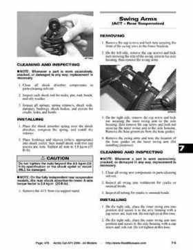 2004 Arctic Cat ATVs factory service and repair manual, Page 479