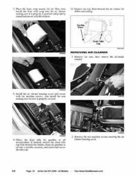 2005 Arctic Cat ATVs factory service and repair manual, Page 18