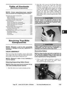 2005 Arctic Cat ATVs factory service and repair manual, Page 83