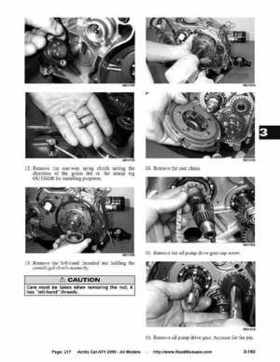 2005 Arctic Cat ATVs factory service and repair manual, Page 217