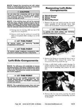 2005 Arctic Cat ATVs factory service and repair manual, Page 269