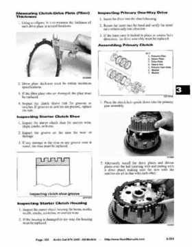 2005 Arctic Cat ATVs factory service and repair manual, Page 355
