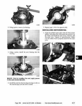 2005 Arctic Cat ATVs factory service and repair manual, Page 560