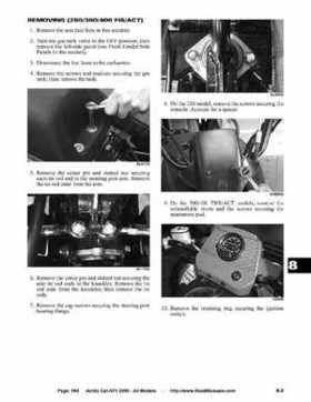 2005 Arctic Cat ATVs factory service and repair manual, Page 594