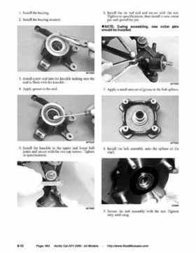 2005 Arctic Cat ATVs factory service and repair manual, Page 603