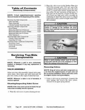 2006 Arctic Cat ATVs factory service and repair manual, Page 257