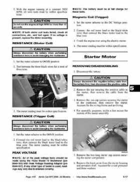 2006 Arctic Cat ATVs factory service and repair manual, Page 415