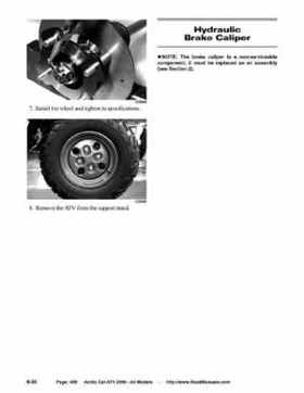 2006 Arctic Cat ATVs factory service and repair manual, Page 458