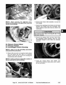 2007 Arctic Cat ATVs factory service and repair manual, Page 60