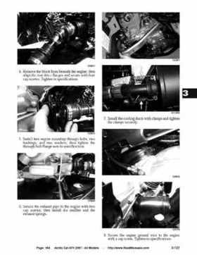 2007 Arctic Cat ATVs factory service and repair manual, Page 164