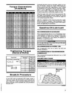 2011 Arctic Cat DVX 90 / 90 Utility ATV Service Manual, Page 3
