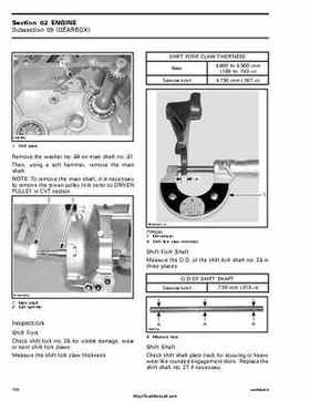 2005-2007 Bombardier Rally 200 Factory Service Manual, Page 142