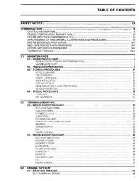 2006 Can-Am Bombardier Outlander Series 400 and 800 Shop Manual, Page 3