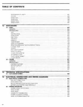 2006 Can-Am Bombardier Outlander Series 400 and 800 Shop Manual, Page 10