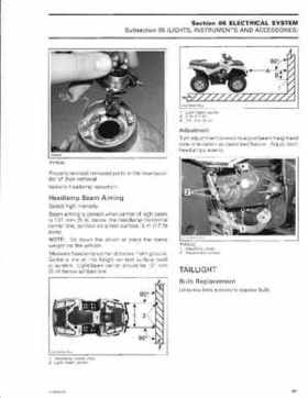 2006 Can-Am Bombardier Outlander Series 400 and 800 Shop Manual, Page 260