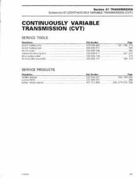 2006 Can-Am Bombardier Outlander Series 400 and 800 Shop Manual, Page 265