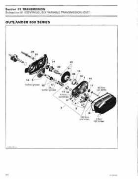 2006 Can-Am Bombardier Outlander Series 400 and 800 Shop Manual, Page 280