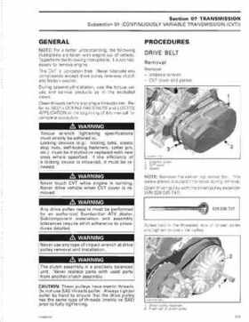 2006 Can-Am Bombardier Outlander Series 400 and 800 Shop Manual, Page 281