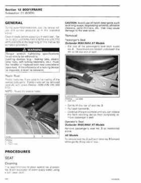 2006 Can-Am Bombardier Outlander Series 400 and 800 Shop Manual, Page 425