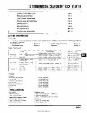 1983-1985 Original Honda ATC 200X Shop Manual, Page 104