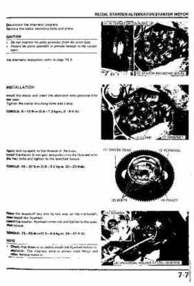 1985 Honda Odyssey 350 FL350R Shop Manual, Page 72