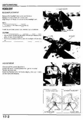 1985 Honda Odyssey 350 FL350R Shop Manual, Page 190