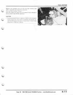 1986-1988 Honda TRX 200SX Fourtrax Service Manual, Page 48