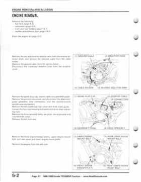 1986-1988 Honda TRX 200SX Fourtrax Service Manual, Page 51