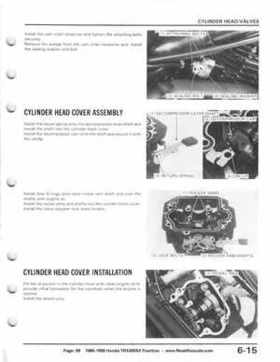 1986-1988 Honda TRX 200SX Fourtrax Service Manual, Page 68