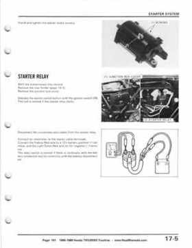 1986-1988 Honda TRX 200SX Fourtrax Service Manual, Page 191