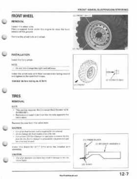 1995-2003 Honda Foreman TRX400FW TRX400 TRX 400 400FW Service Manual, Page 209