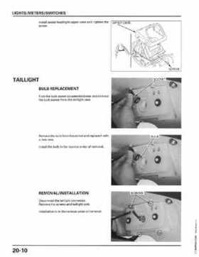 1998-2001 Honda Fourtrax Foreman TRX450S, TRX450ES Factory Service Manual, Page 374