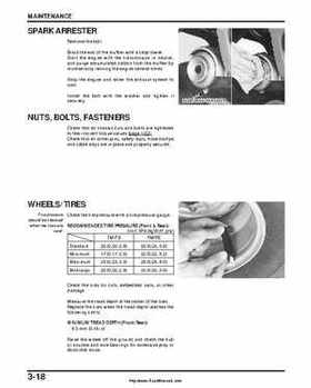 2000-2003 Honda TRX350 Rancher factory service manual, Page 66